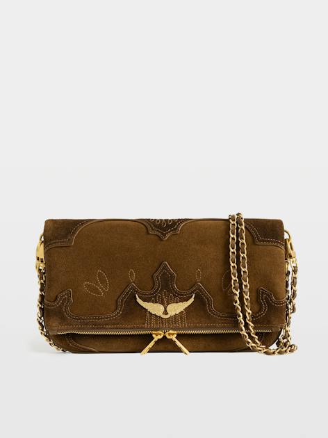Rock Western Clutch · Cognac